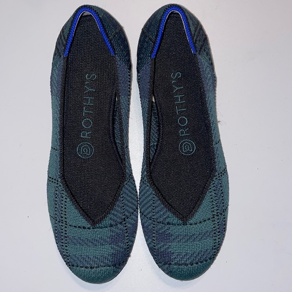 Rothy’s The Flat Forest Pine Plaid Tart - Picture 2 of 5